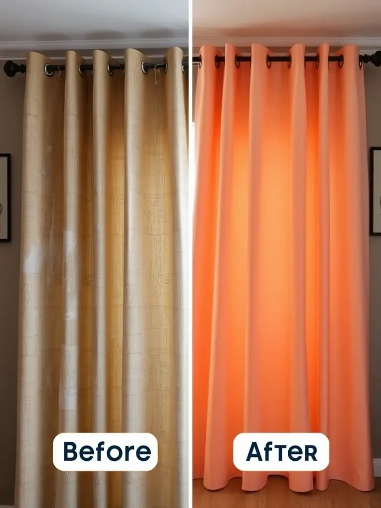 A before-and-after shot of a piece of furniture being steam cleaned, showcasing the restoration of its original color and texture. The image should highlight the rejuvenating effect of steam cleaning.